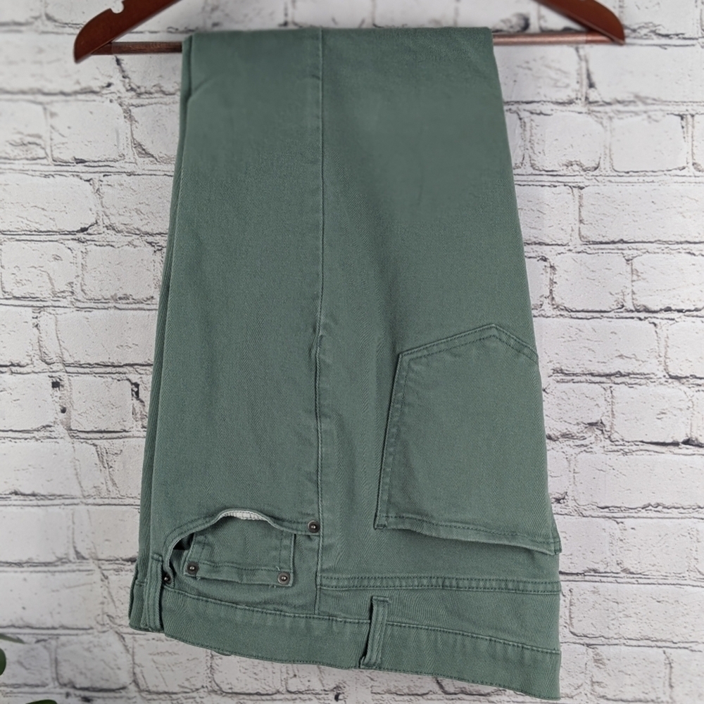 Amazon Essentials green stretchy skinny jeans 40x29